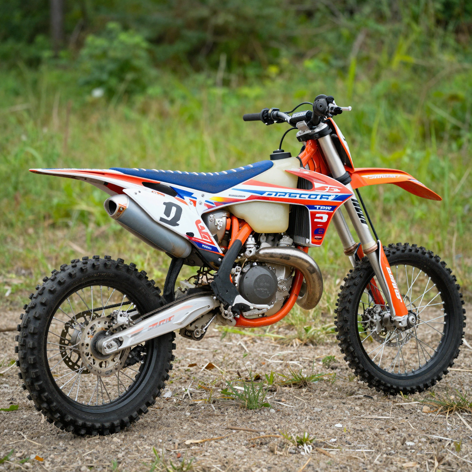 Dirt Bike with Custom Graphics