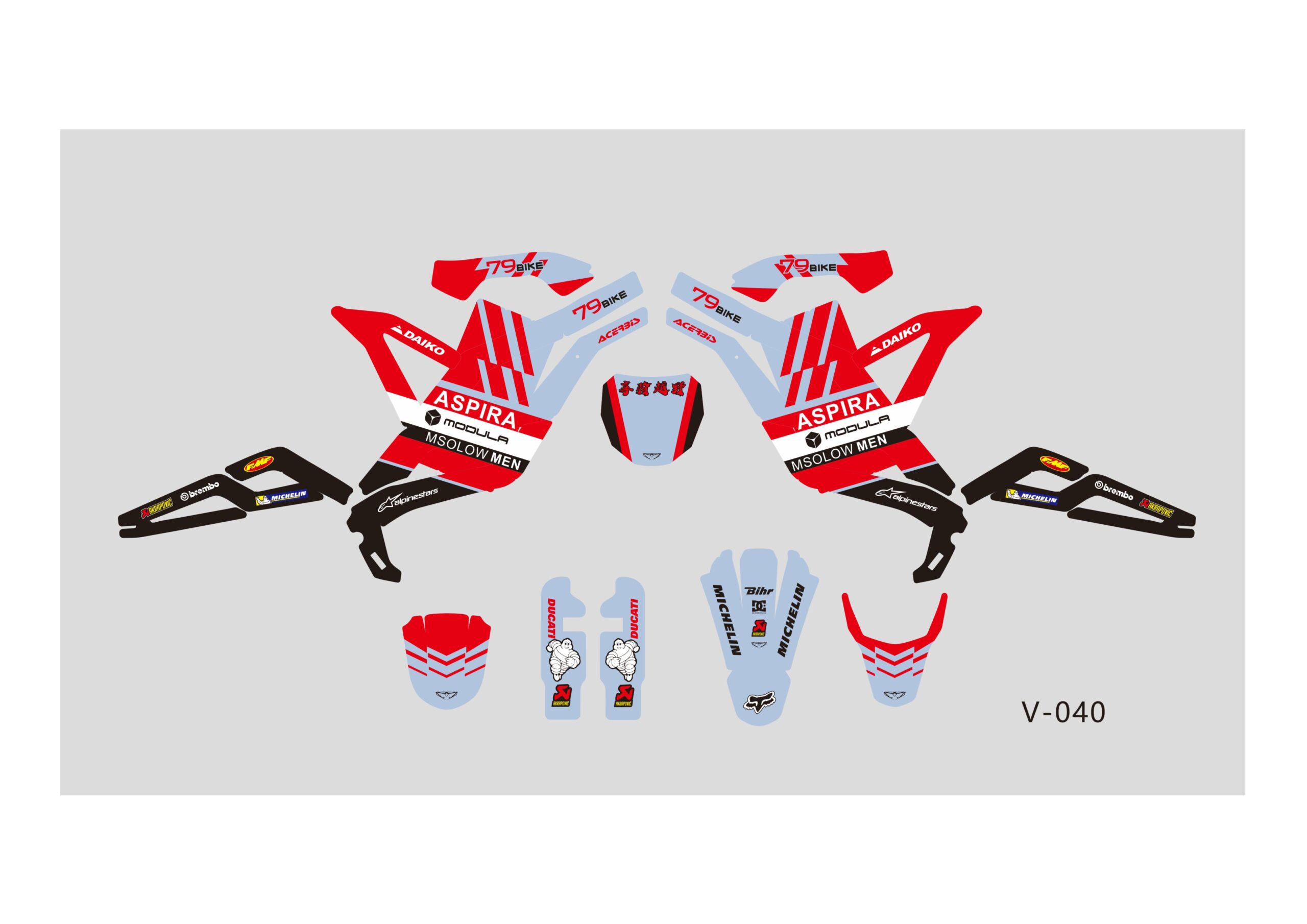 79Bike Falcon PRO / GT/M Custom Graphics Kits