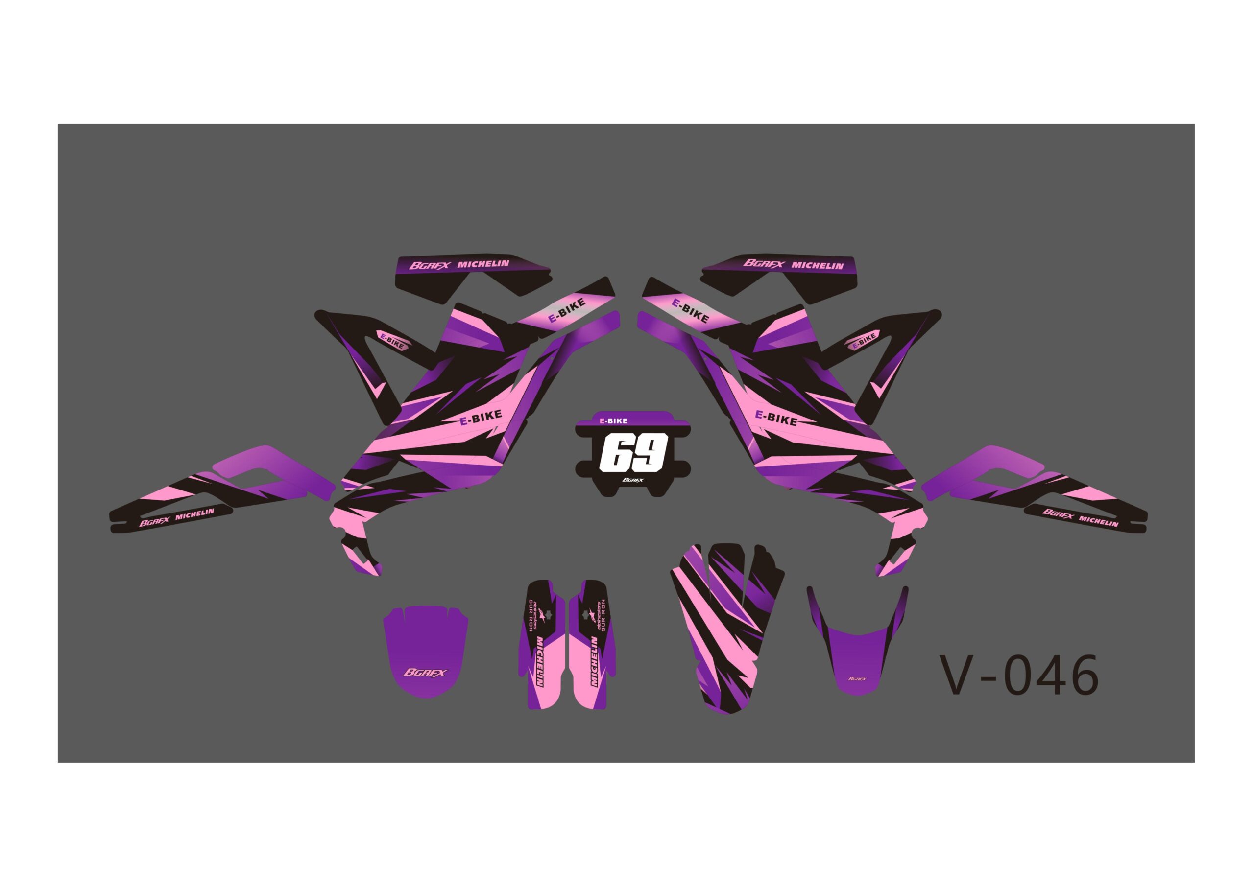 79Bike Falcon PRO / GT/M Custom Graphics Kits