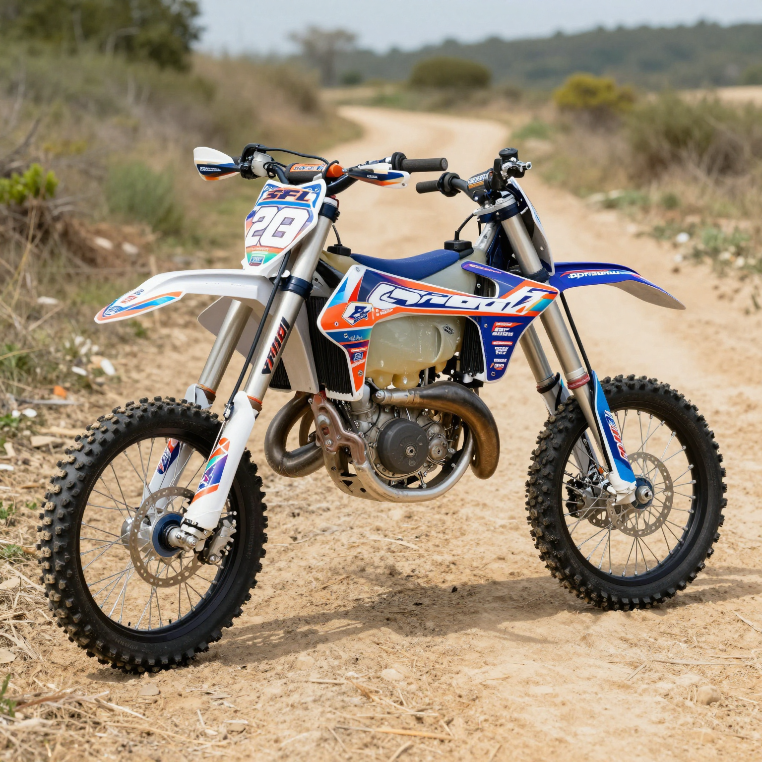 Custom dirt bike graphics