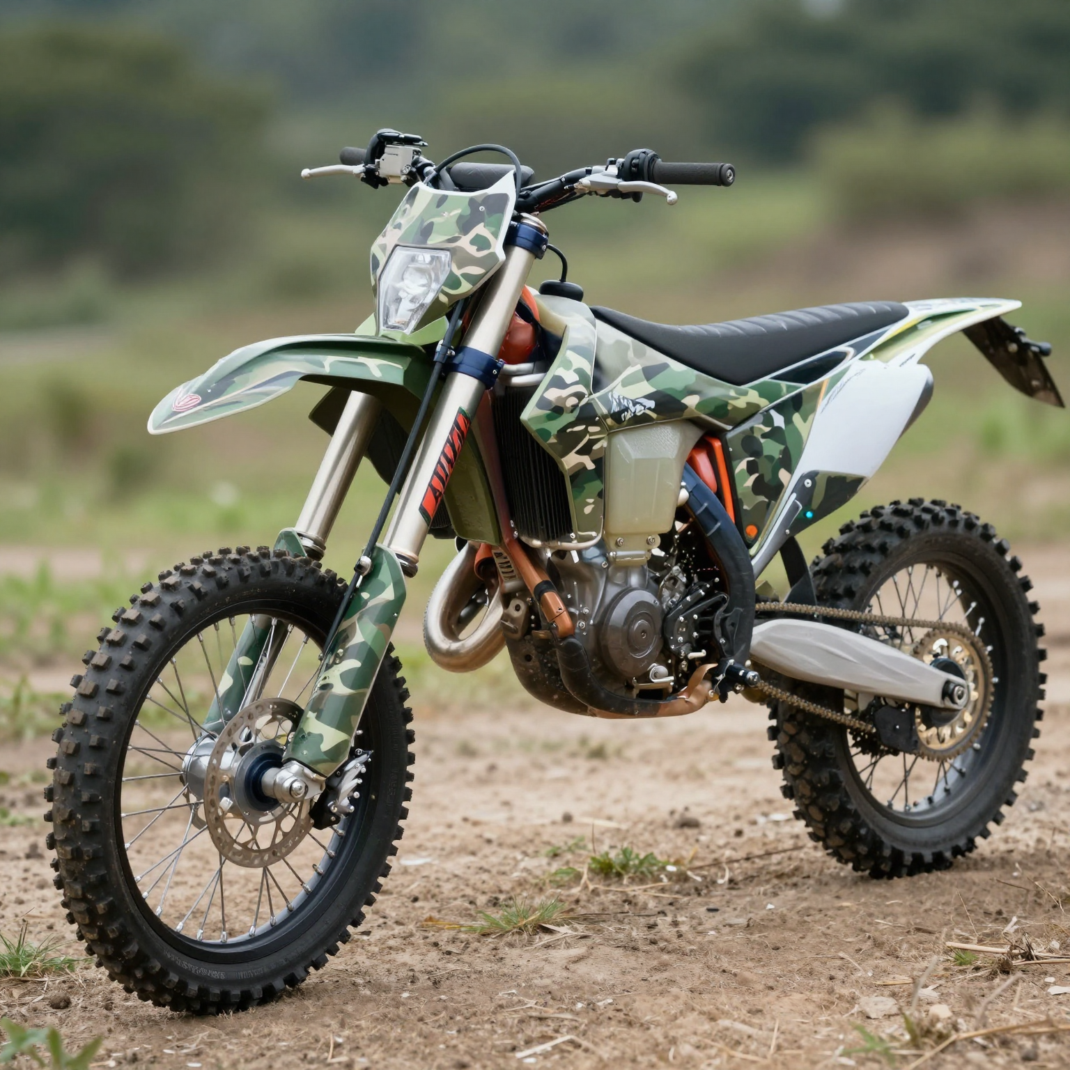 Camo Dirt Bike Graphics