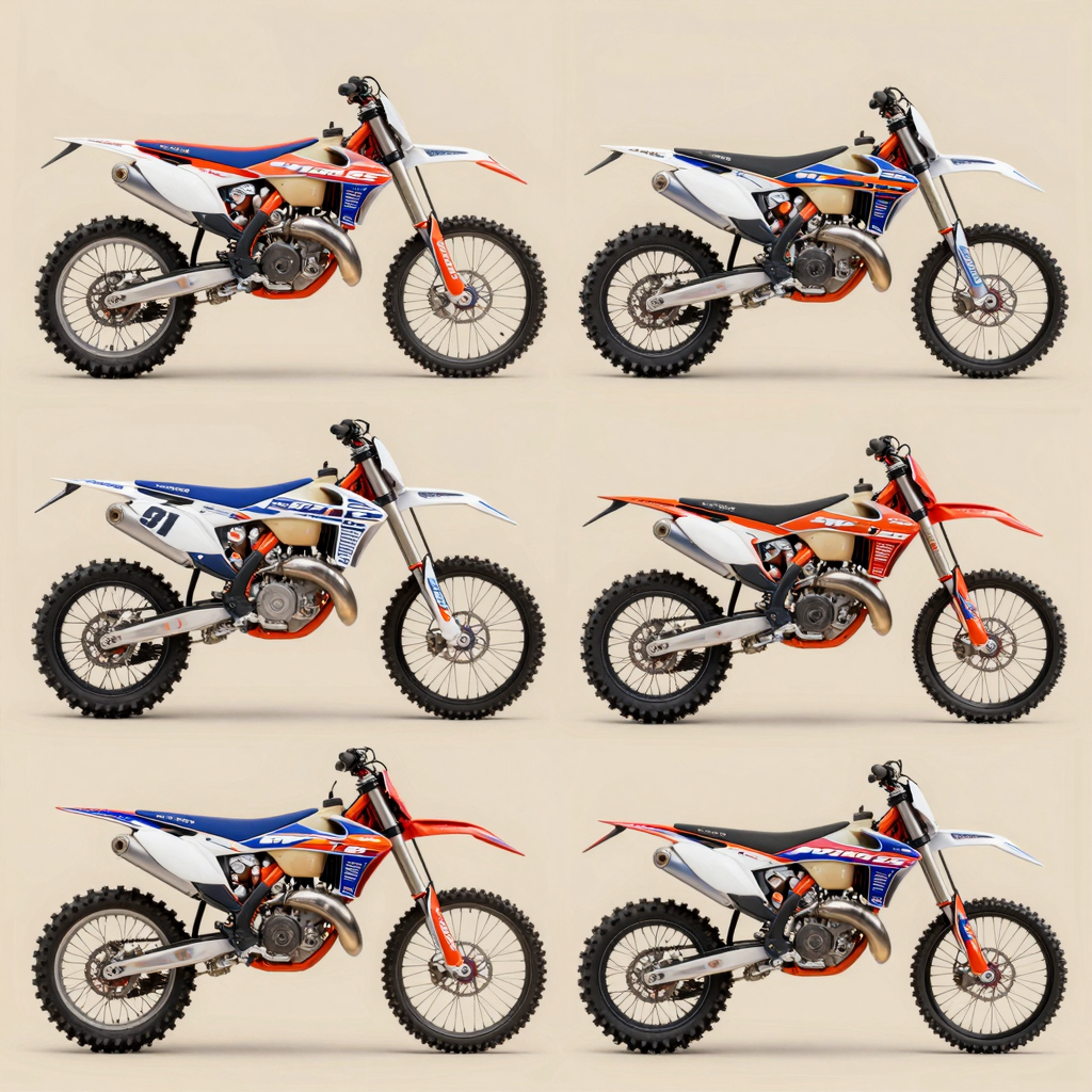 Various Designs of Cheap Dirt Bike Graphics