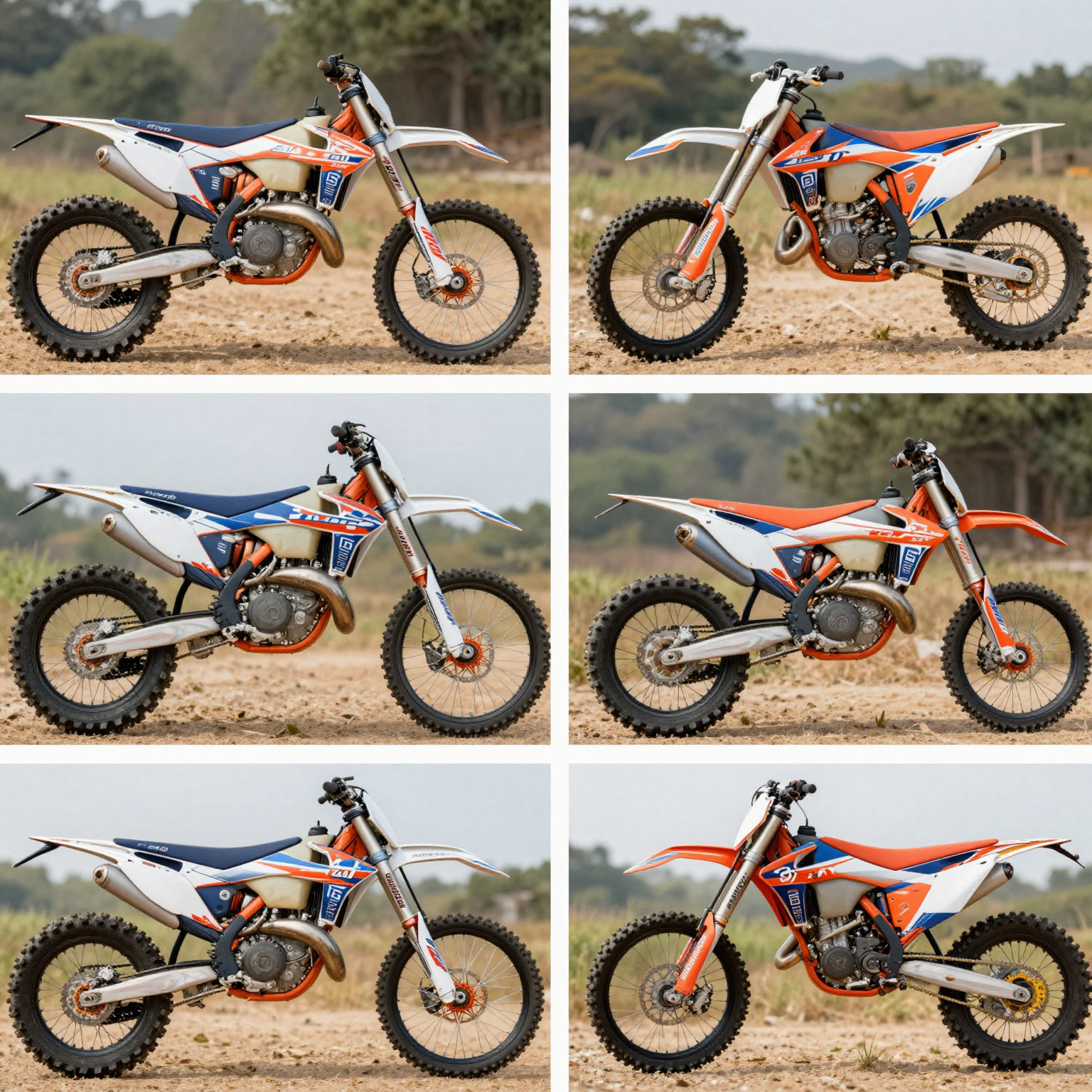 Custom graphic designs for dirt bikes