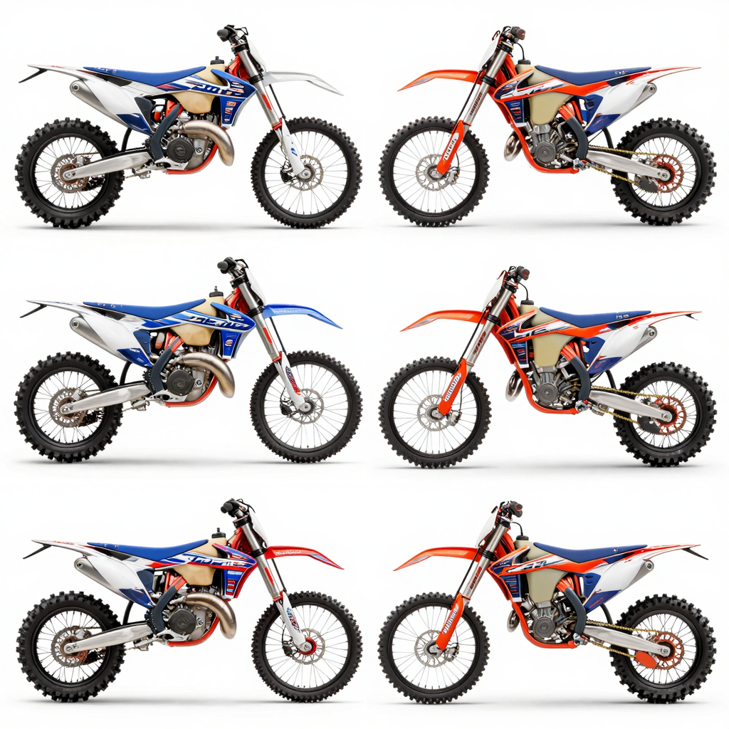 Custom graphics on dirt bikes