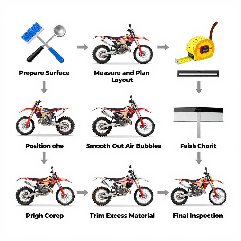 Flowchart for Custom Graphics Kit Application Process