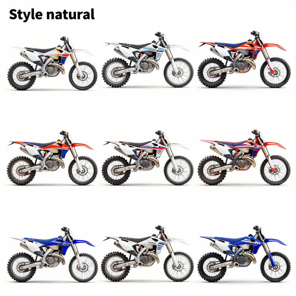 Step-by-step infographic for designing dirt bike graphics