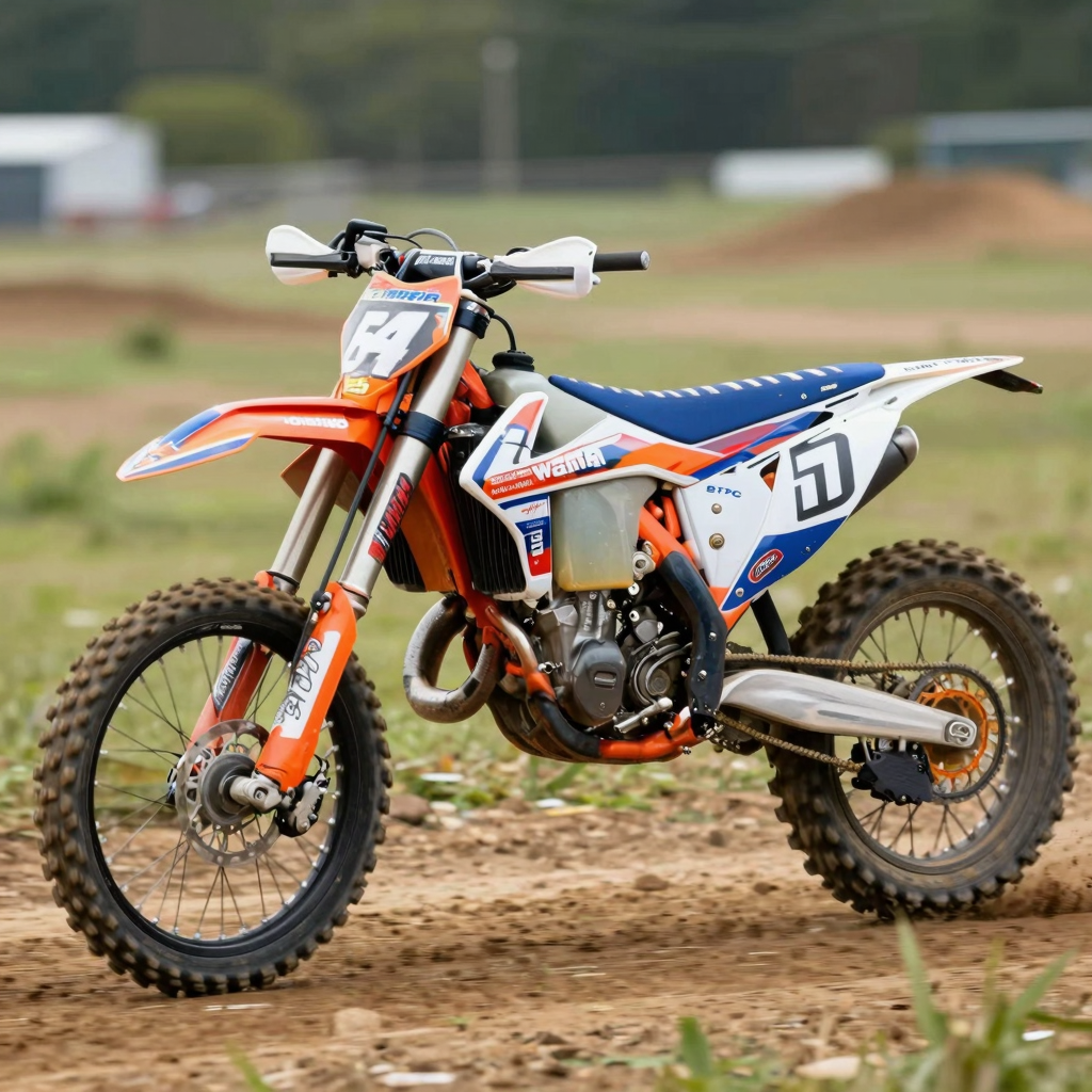 Branded Dirt Bike