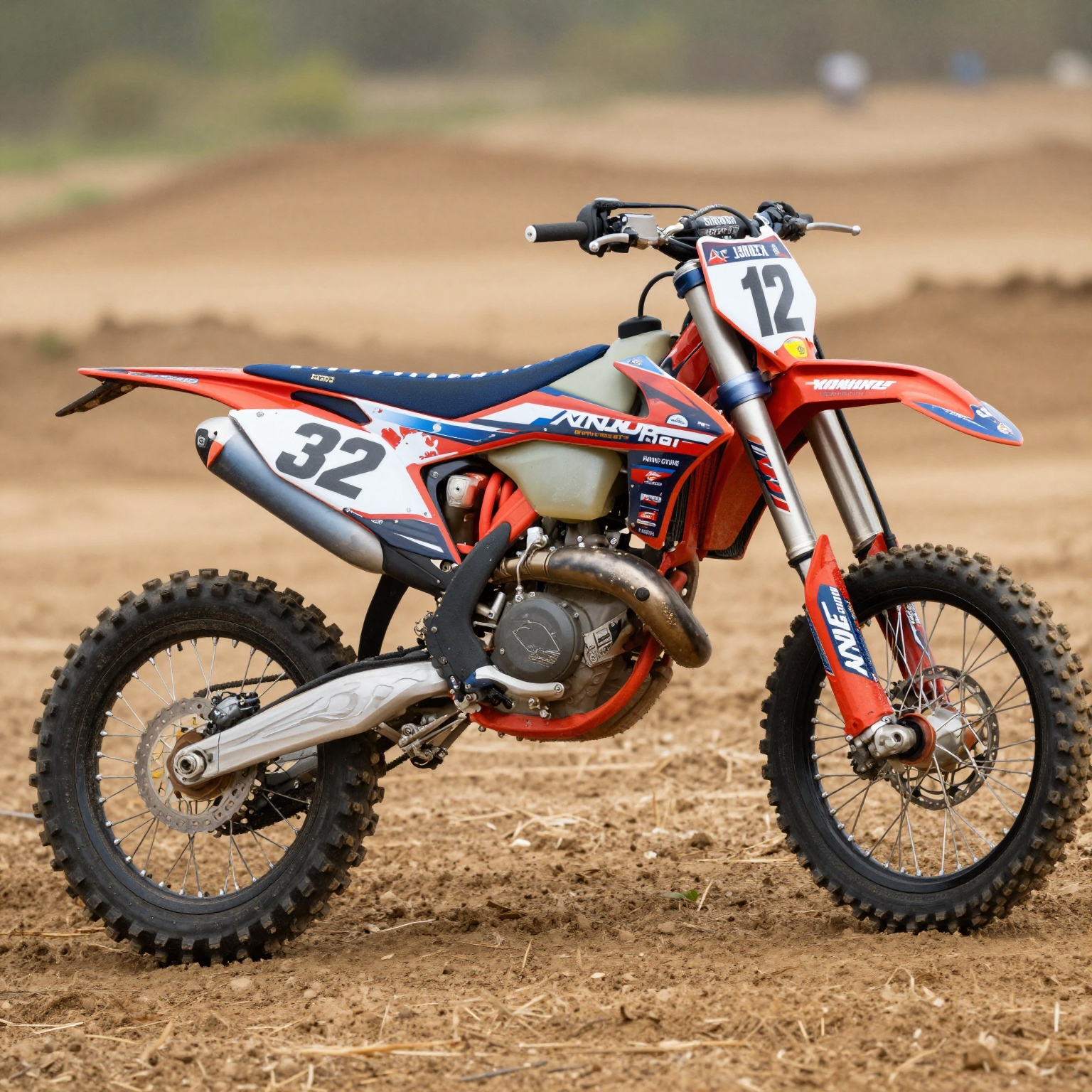 Dirt Bike with Custom Graphics