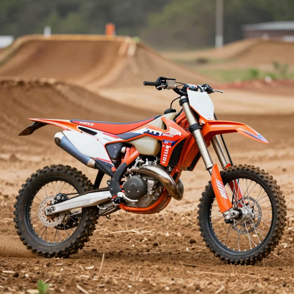 Customized Honda Dirt Bike