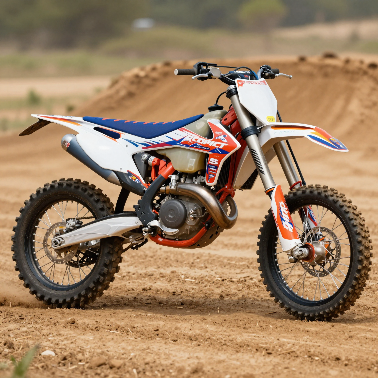 Illustrative image of custom dirt bike graphic