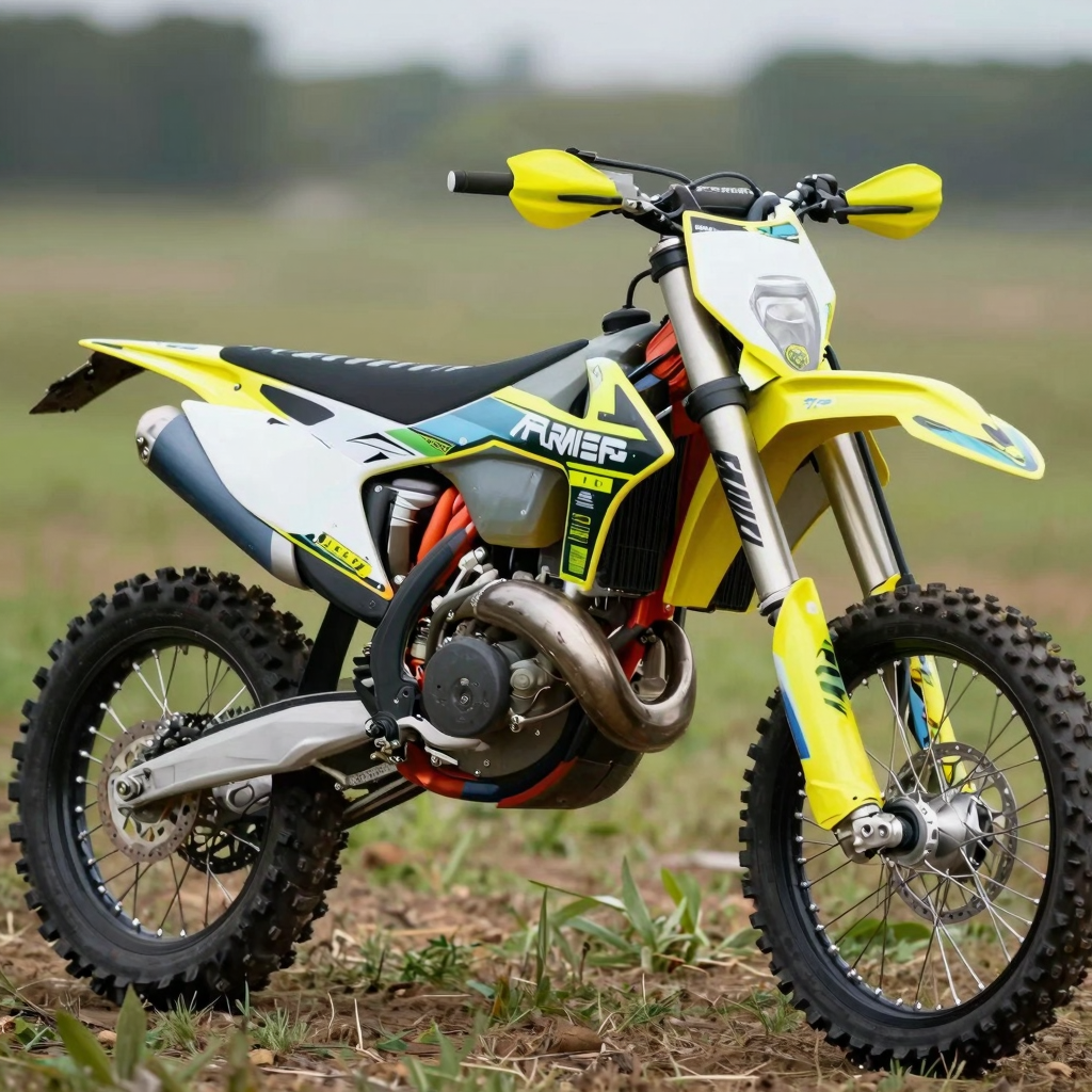 Dirt Bike with Custom Graphics