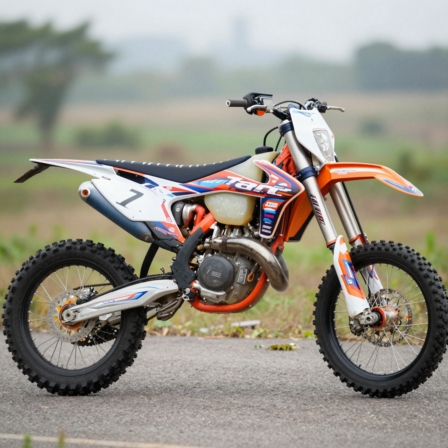 Custom Dirt Bike with Graphic Kit