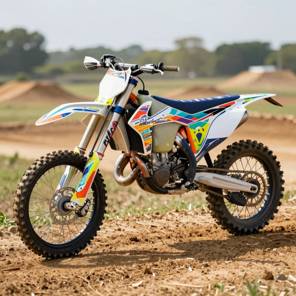 Dirt Bike with Graphic Kit