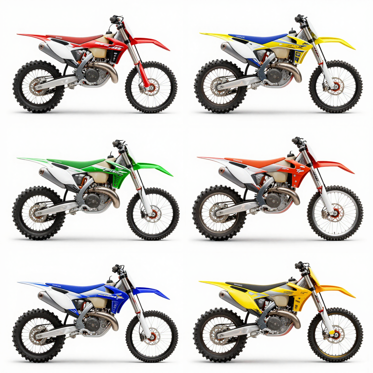 Popular Dirt Bike Color Schemes