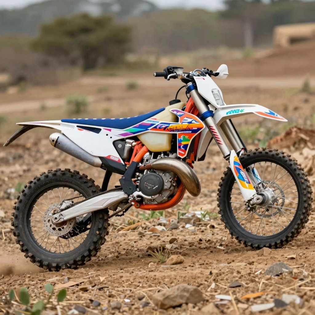 Dirt Bike with Graphics Kit