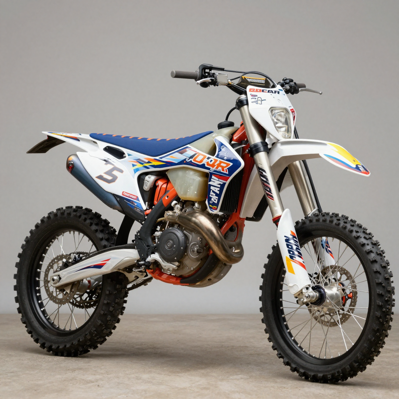 Dirt Bike with Custom Graphics