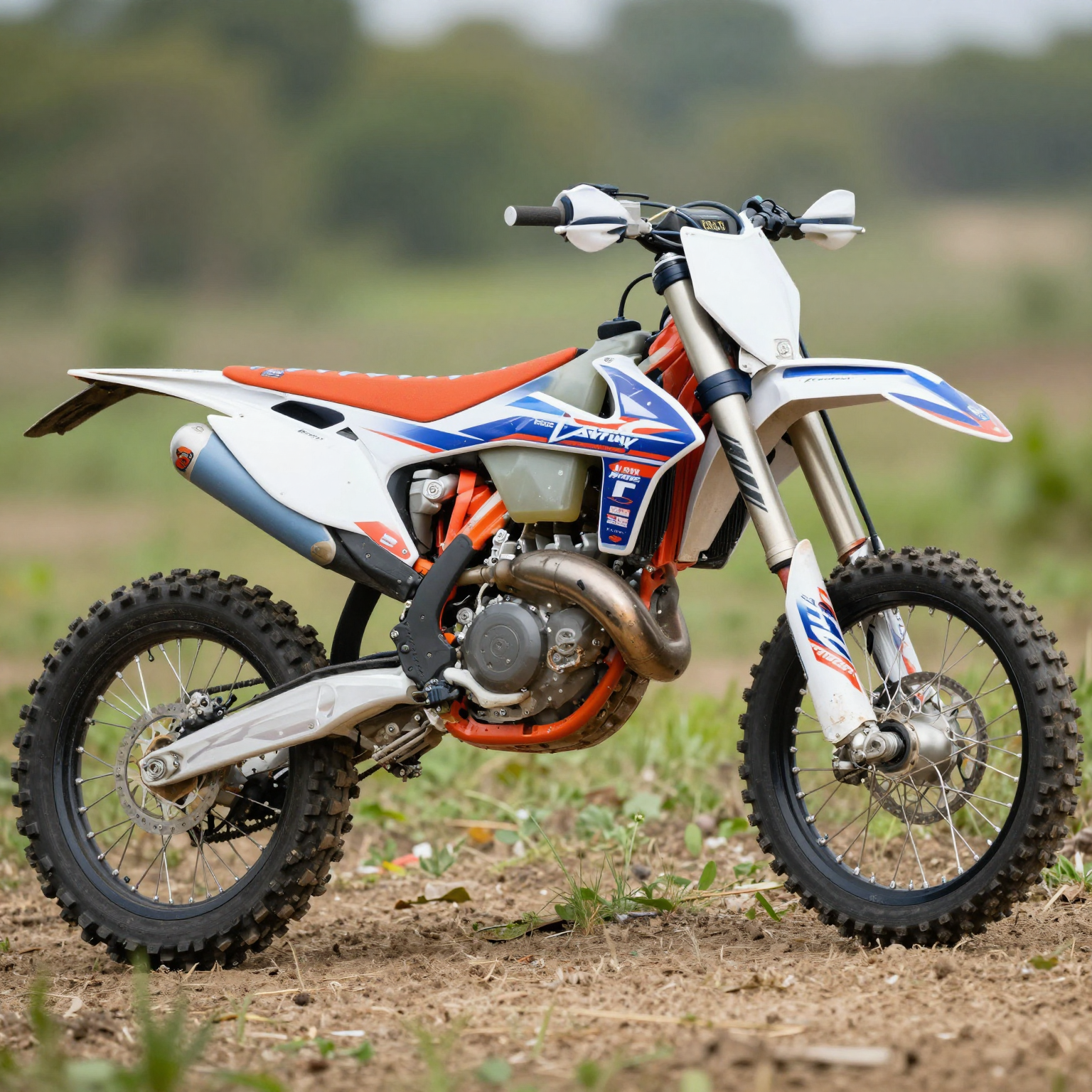 Dirt Bike with Custom Graphics