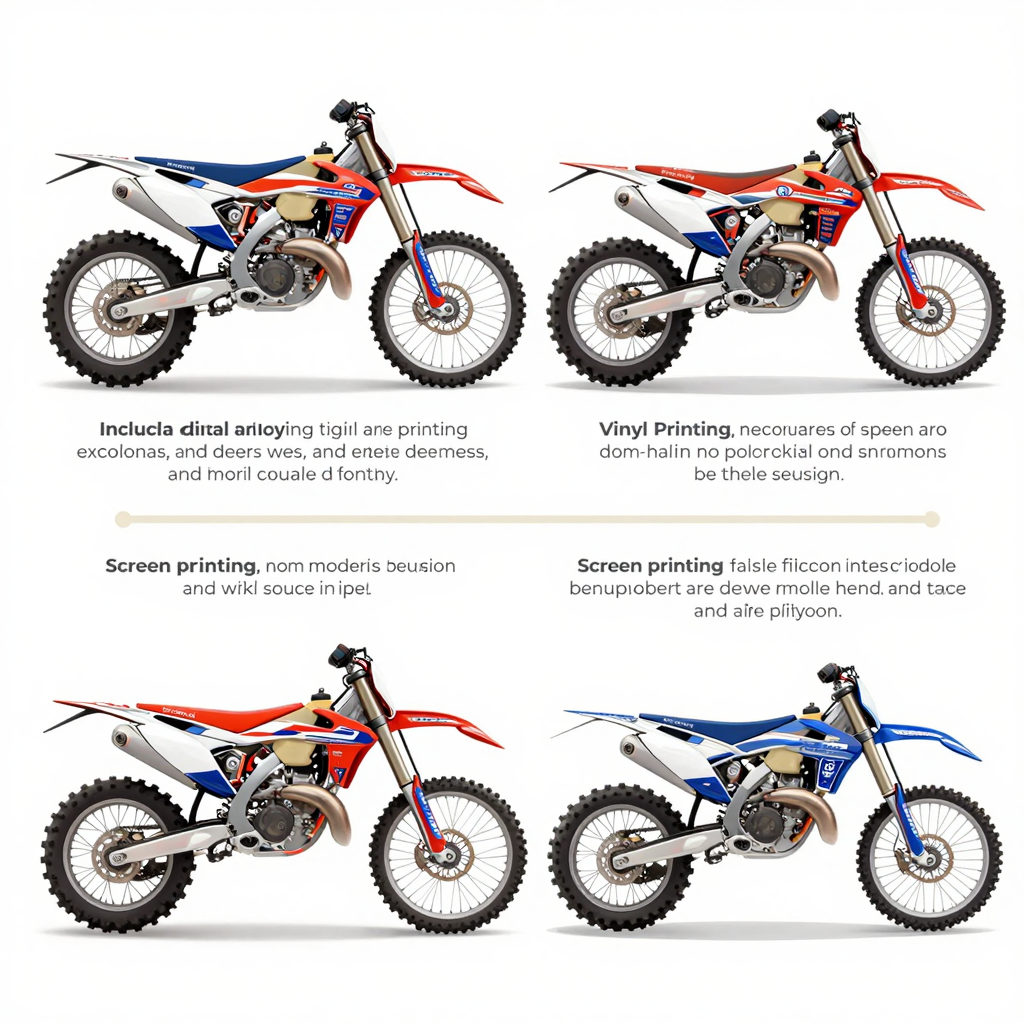 Printing Methods for Dirt Bike Graphics