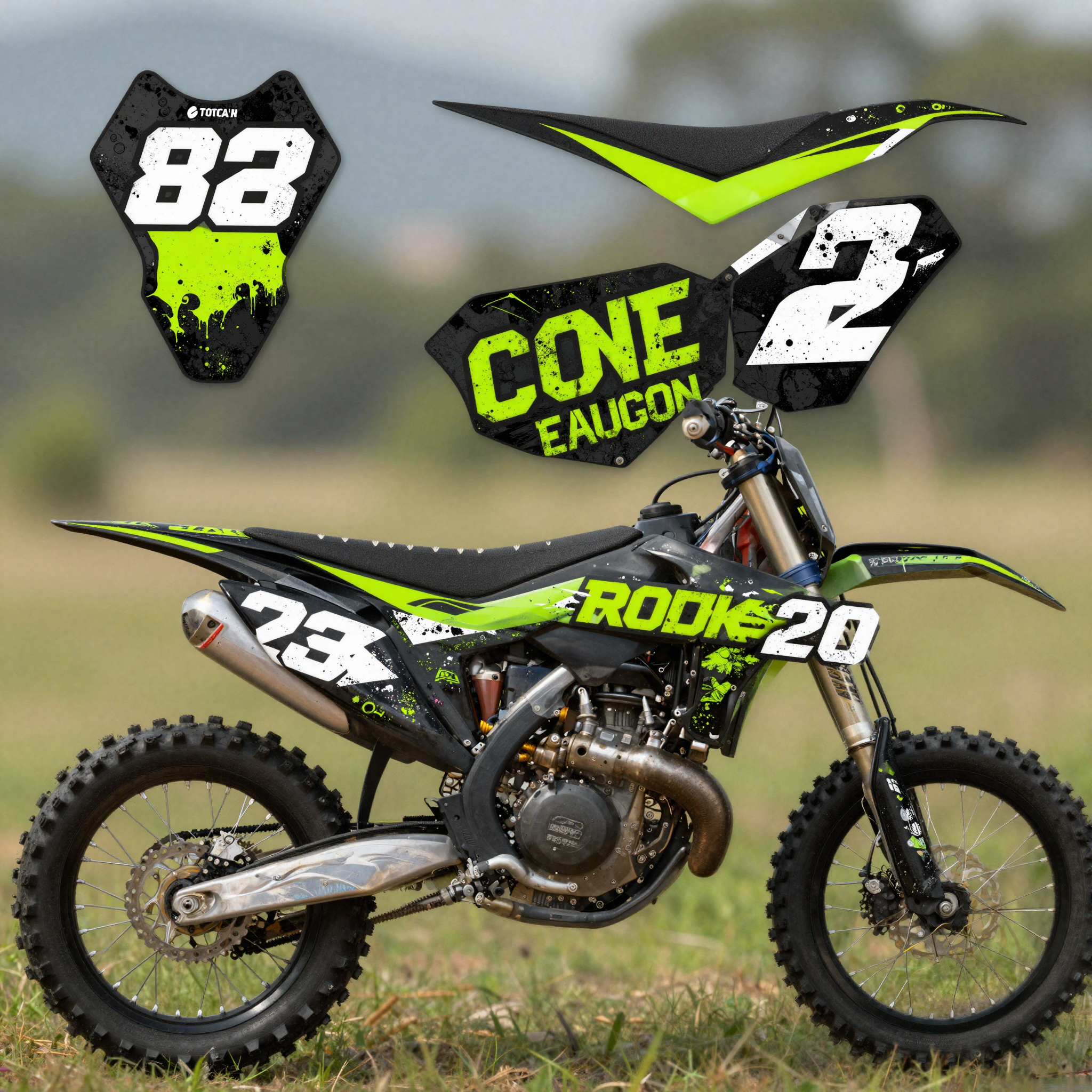 Design Elements for Personalized Dirt Bike Graphics