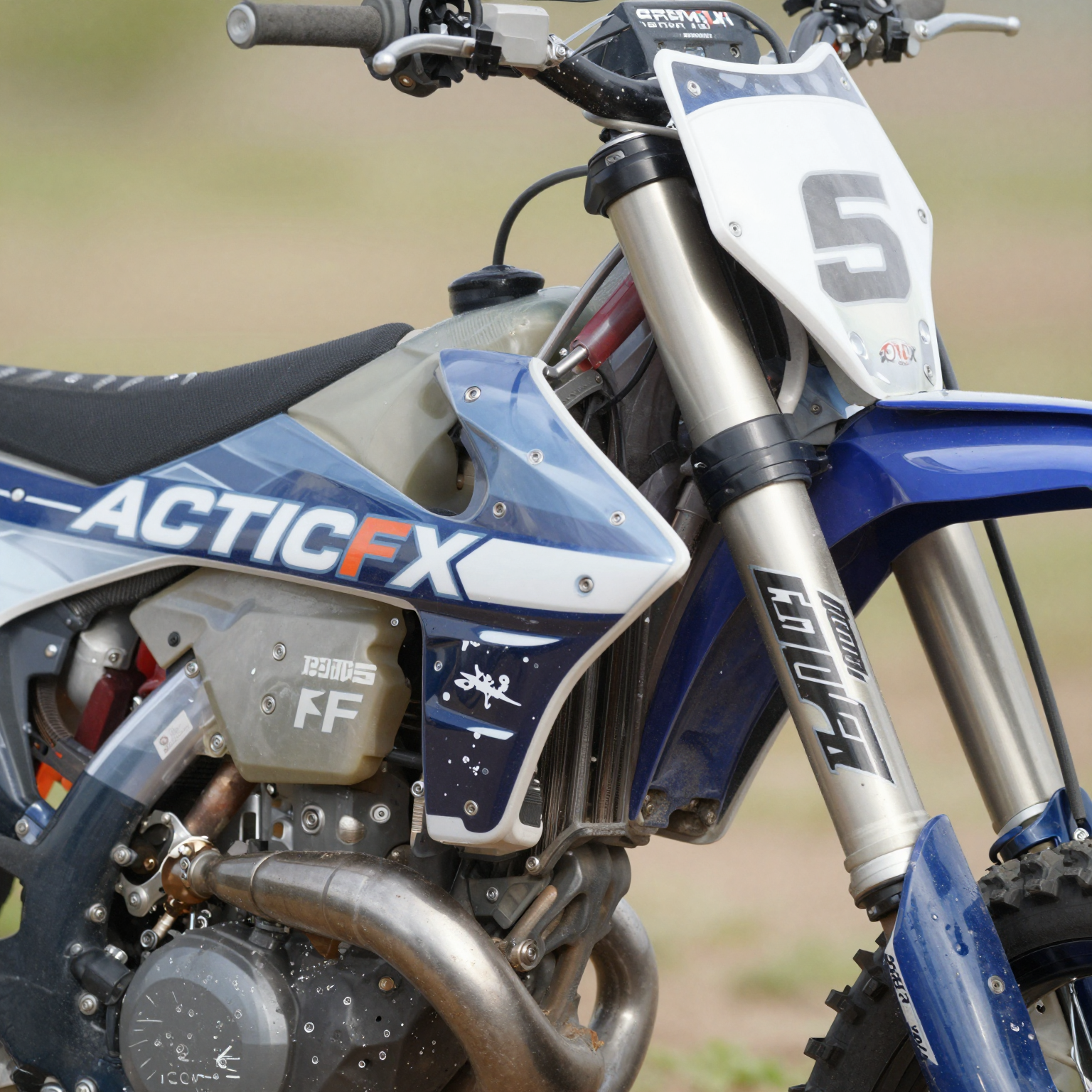 Close up of Custom Graphics