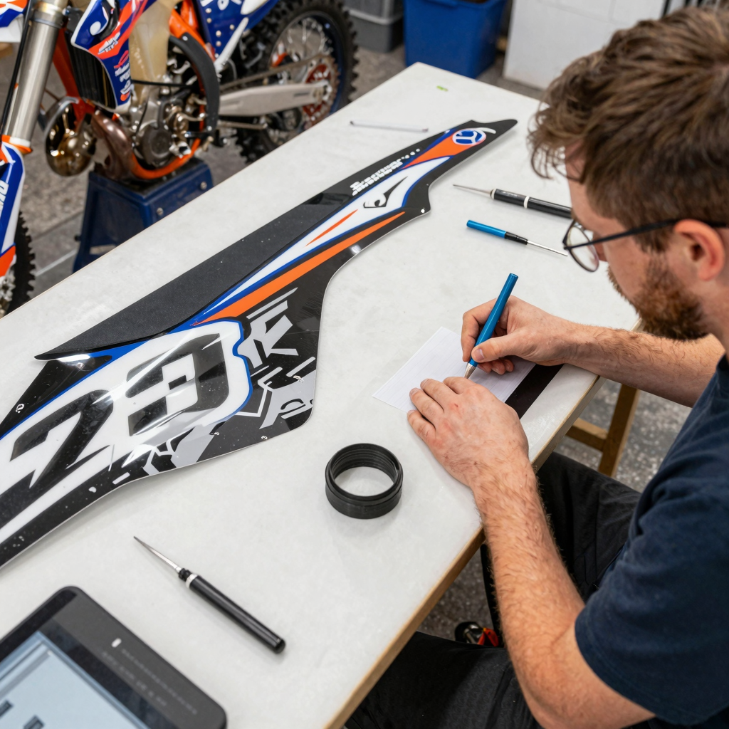 Customizing Dirt Bike Graphics