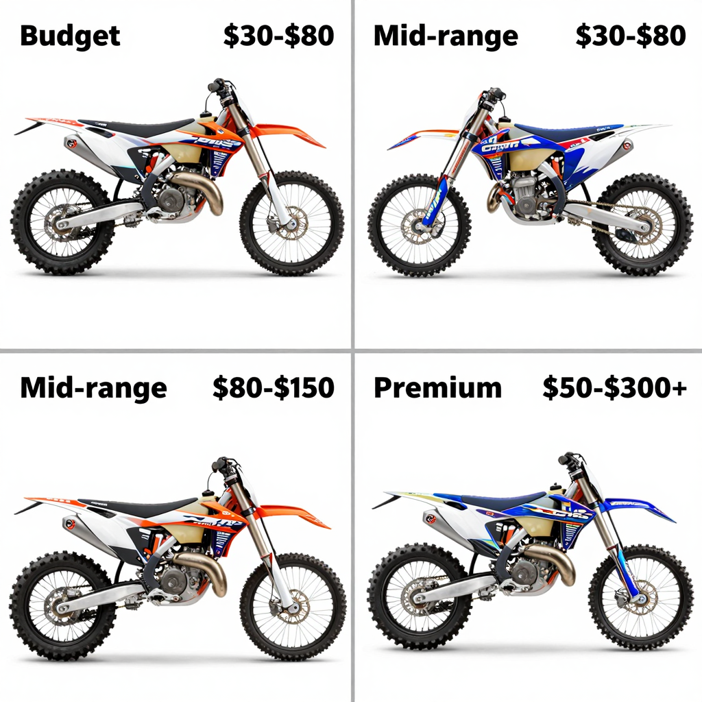 Budget vs Premium Dirt Bike Graphics Kits Comparison