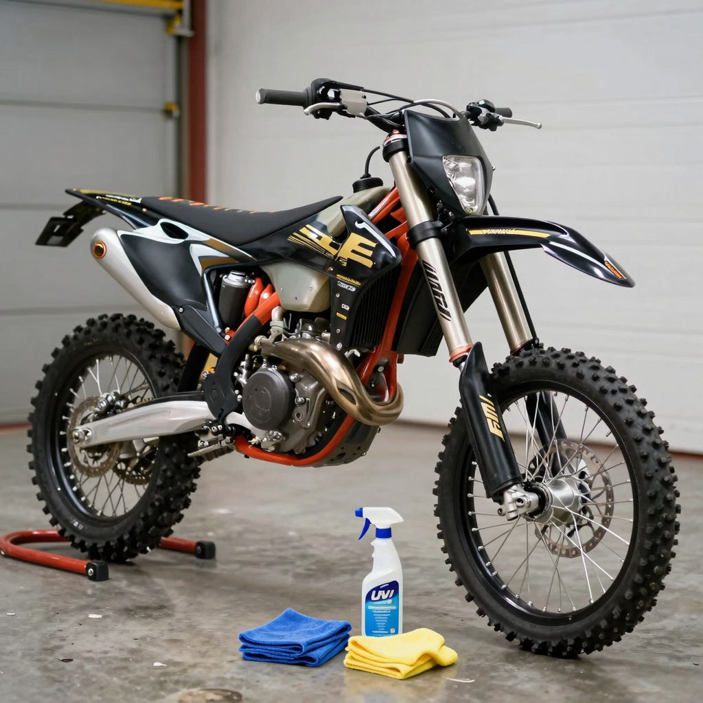 Black and Gold Dirt Bike Graphics