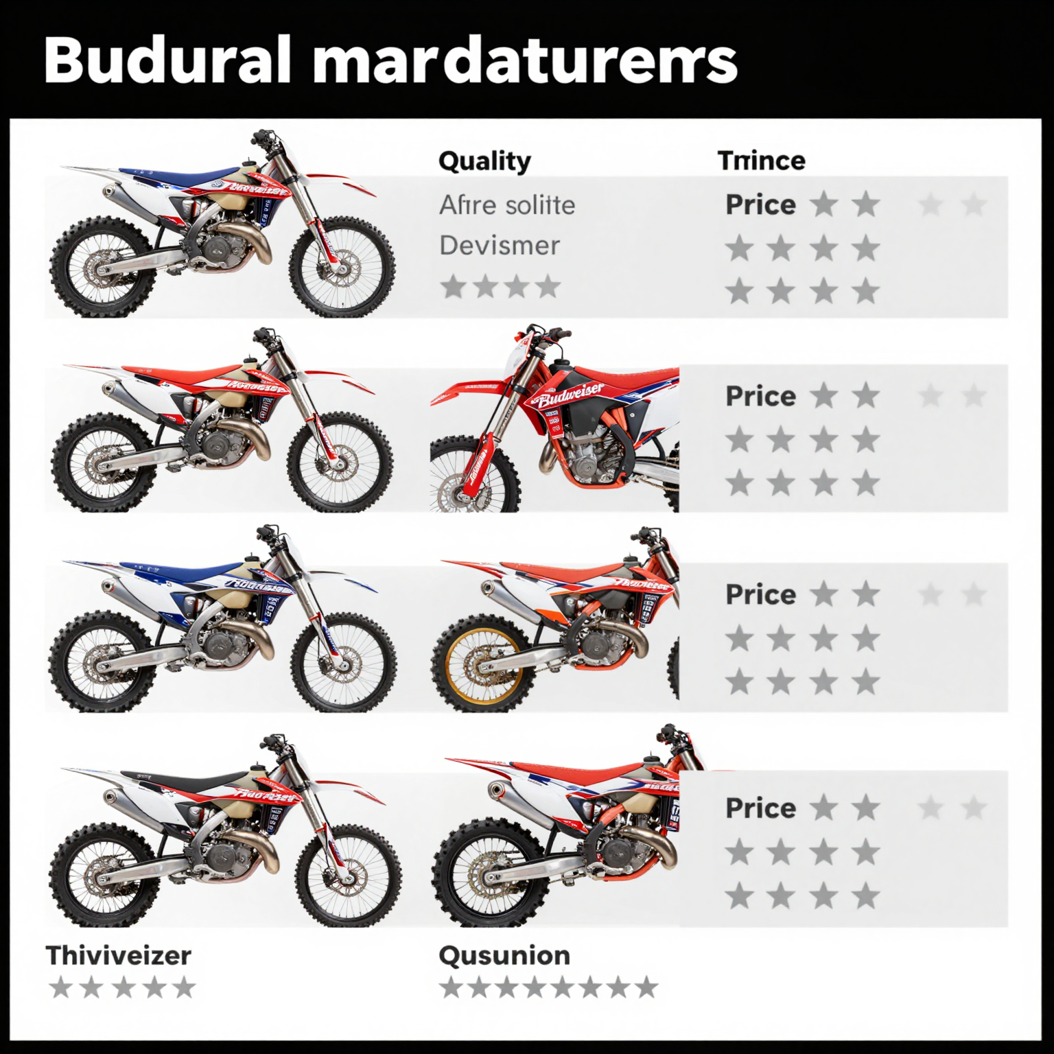 Dirt Bike Graphics Comparison