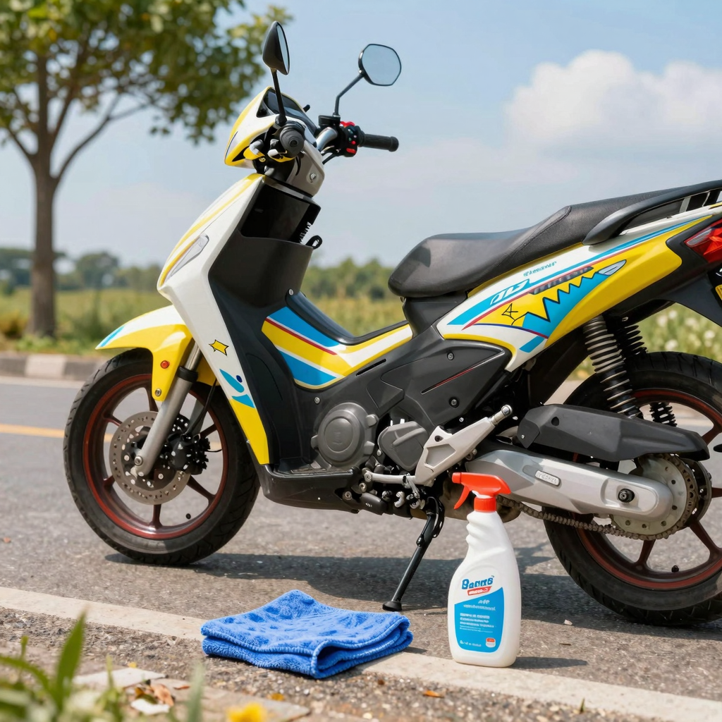 Cartoon Motorcycle Graphics