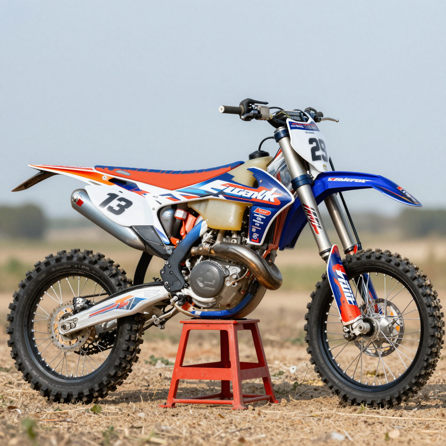 Vibrant Custom Dirt Bike Graphics
