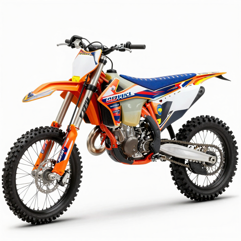 Dirt Bike with Custom Graphics