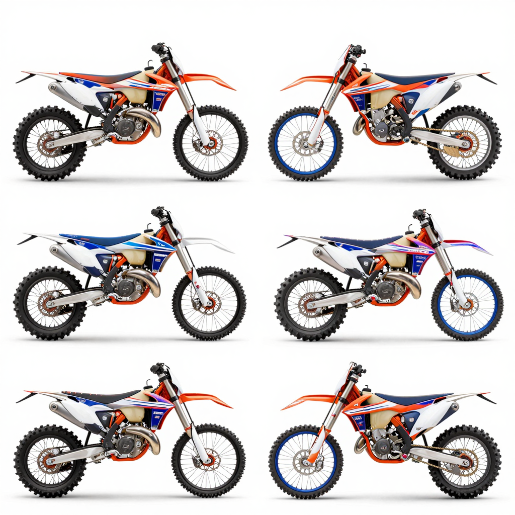 Custom graphics for dirt bikes