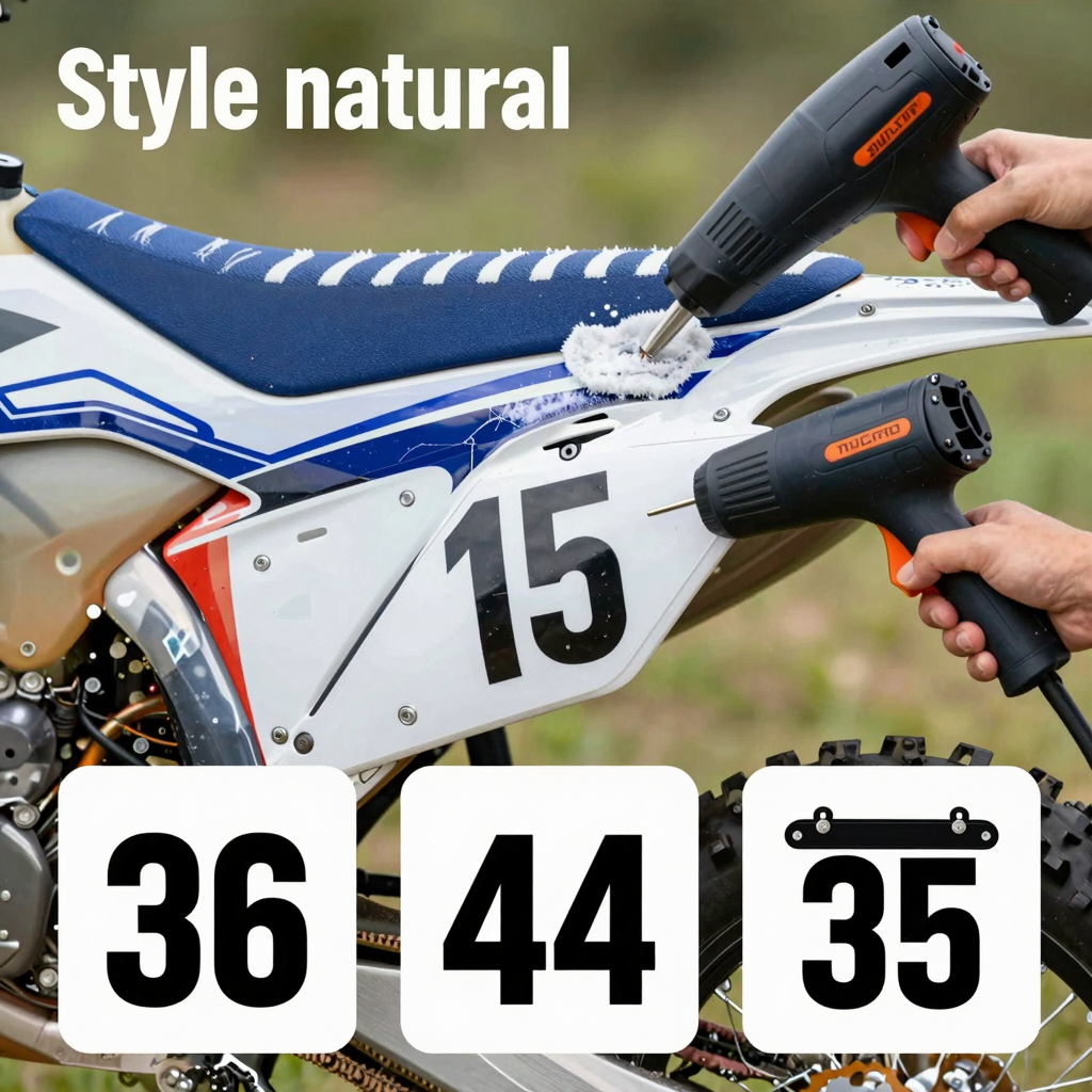 Installation Steps for Custom Number Plate Graphics