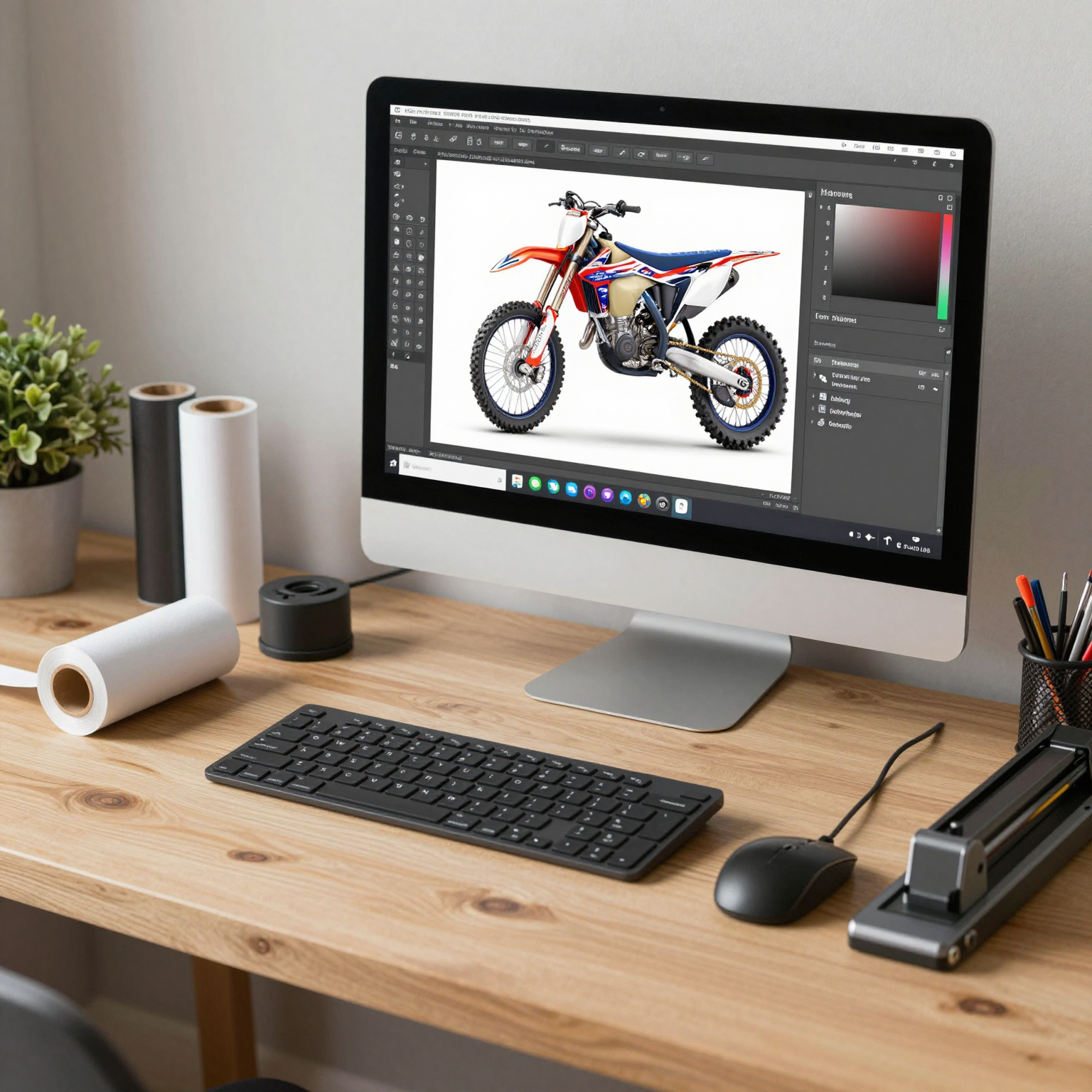 DIY Graphic Design Workspace