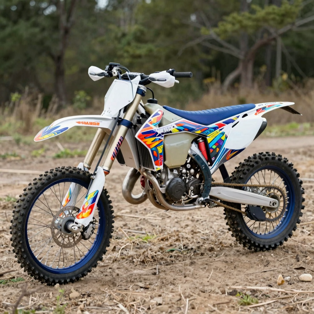 Yamaha Dirt Bike Graphic Kit Example