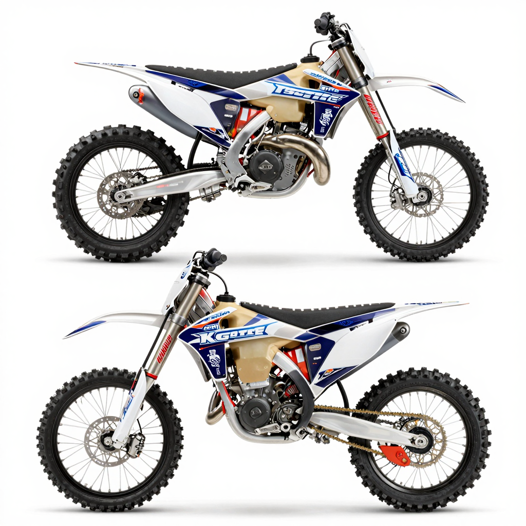 Dirt Bike Graphics Material Comparison