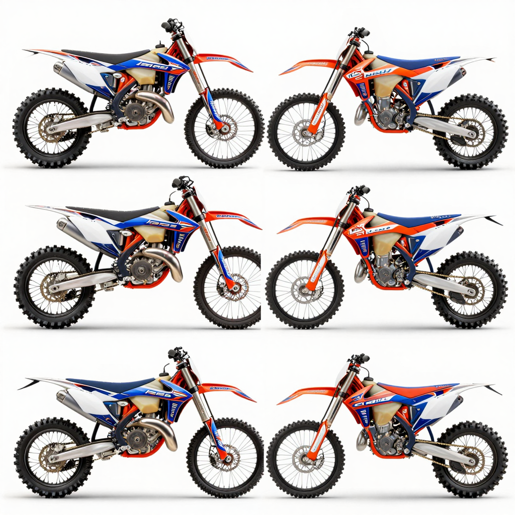 Stylish Dirt Bike Graphics Kits