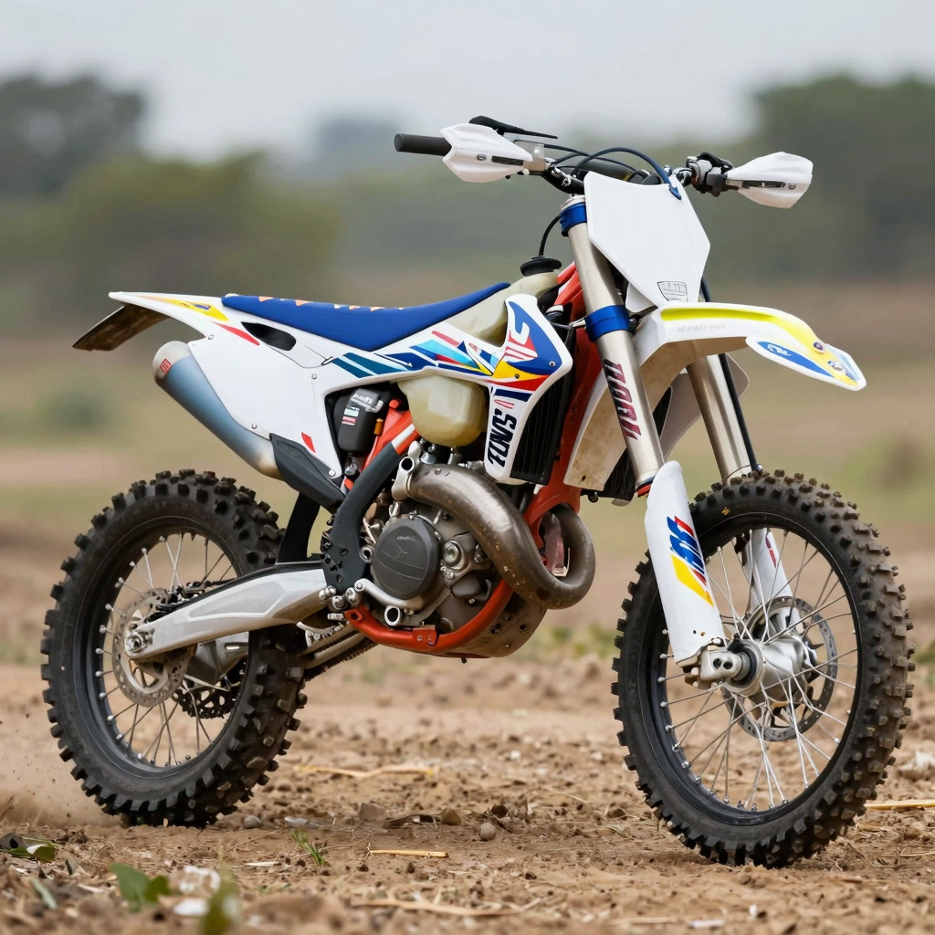 Dirt Bike with Custom Plastics