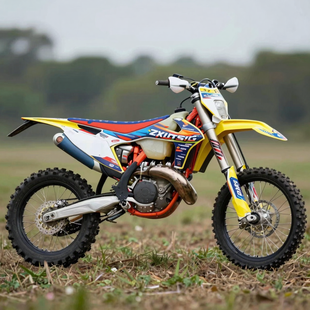 Dirt Bike with Custom Graphics
