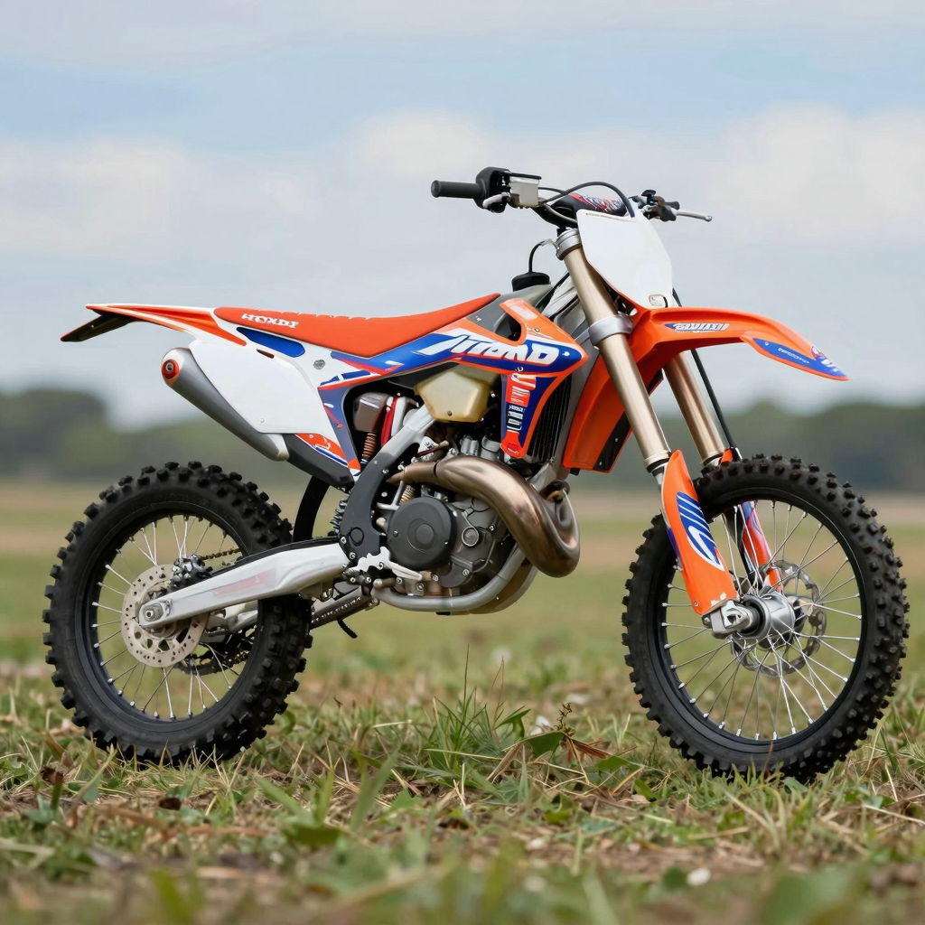 Honda Dirt Bike with Graphics