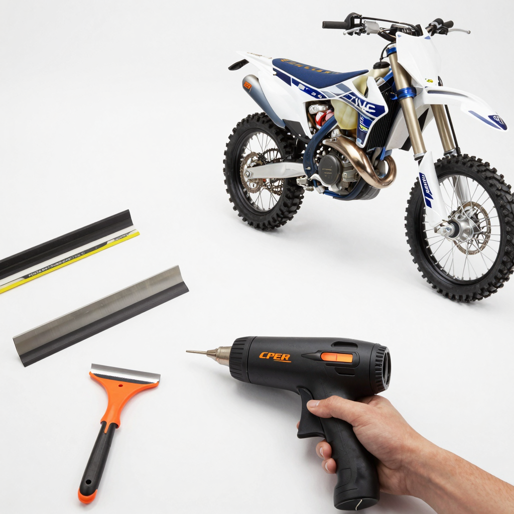 Installation guide for Marlboro dirt bike graphics