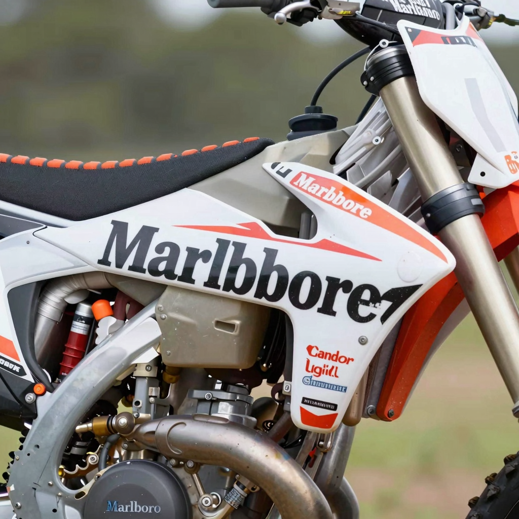 Marlboro Dirt Bike Graphic 2