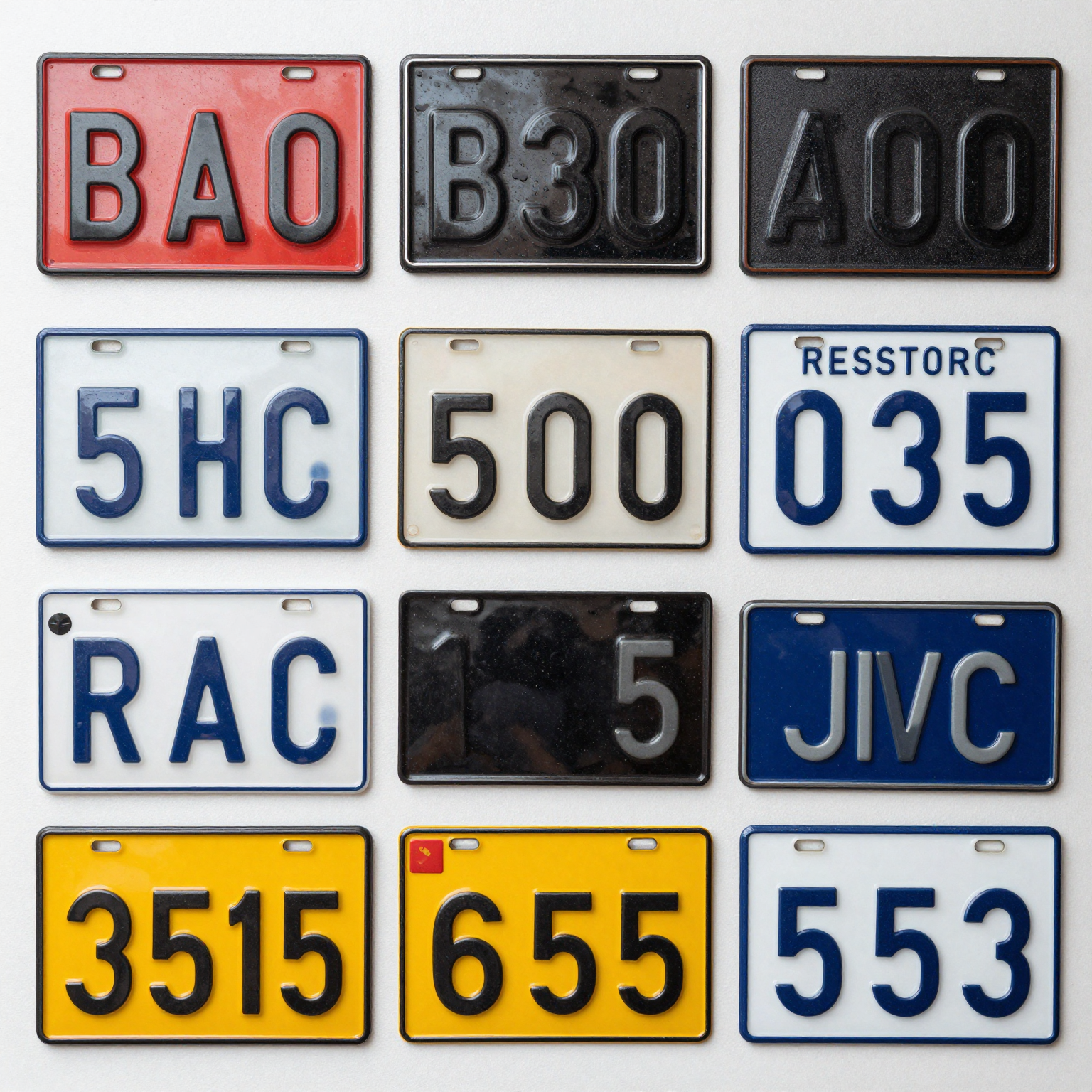 Motorcycle Number Plate Graphics