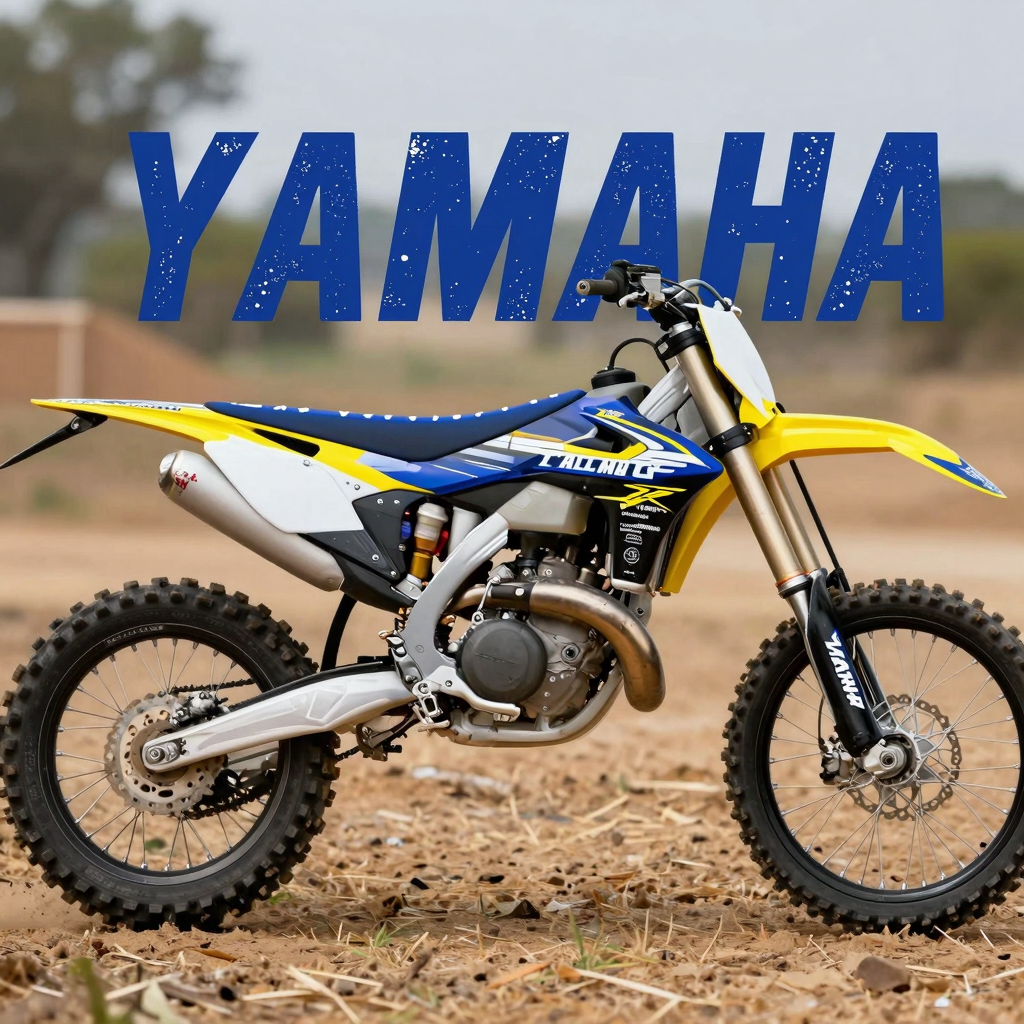 Yamaha Dirt Bike Graphic Design