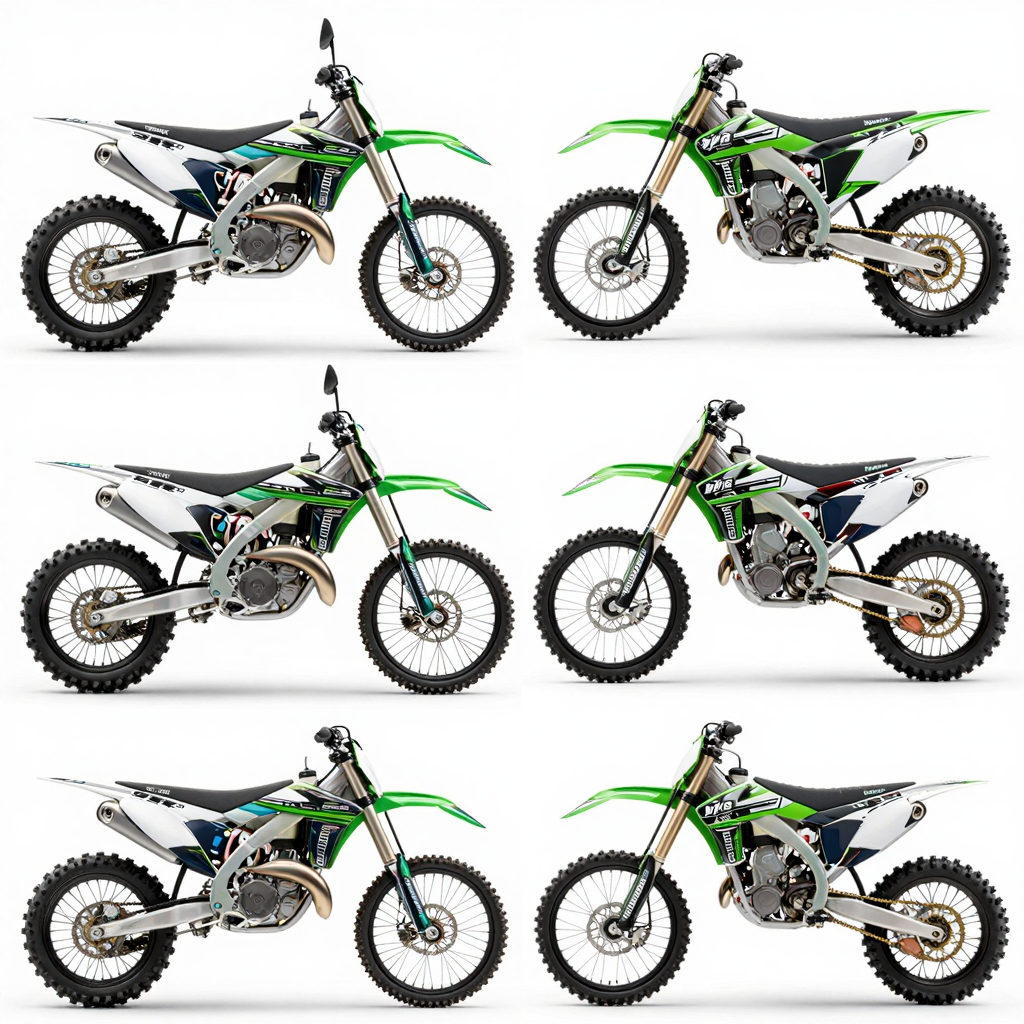 Graphic Themes for Kawasaki Dirt Bikes