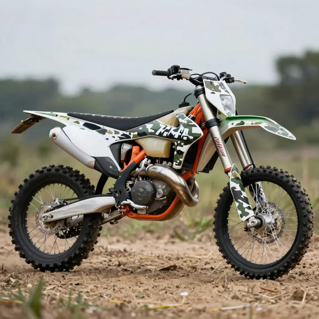 Digital Camo Graphic Dirt Bike