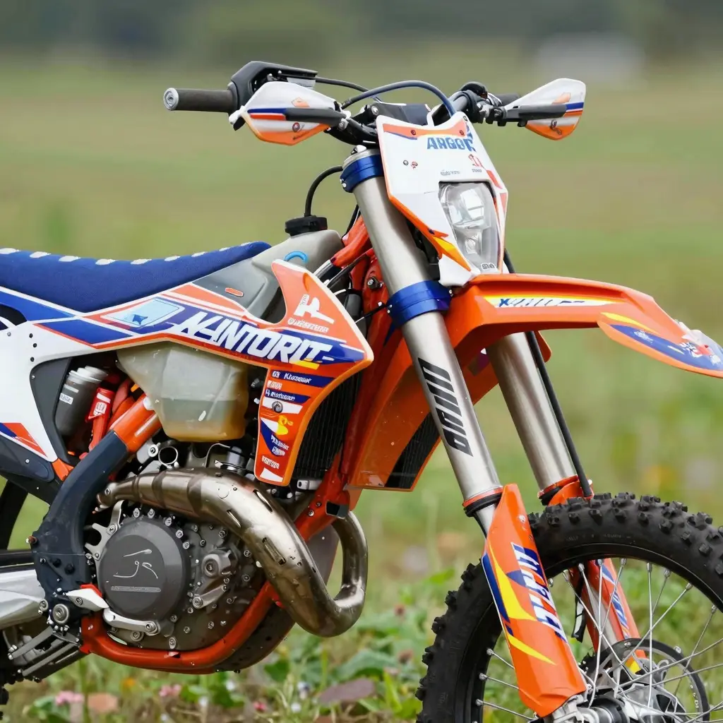 Dirt Bike with Custom Graphics