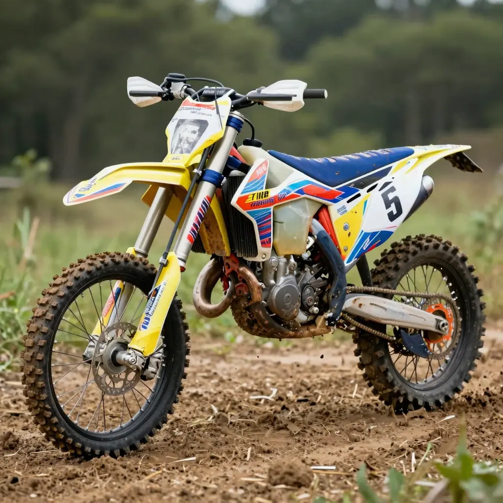 Dirt Bike with High-Quality Graphics