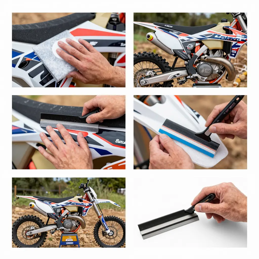 Dirt Bike Graphic Installation Visual Guide