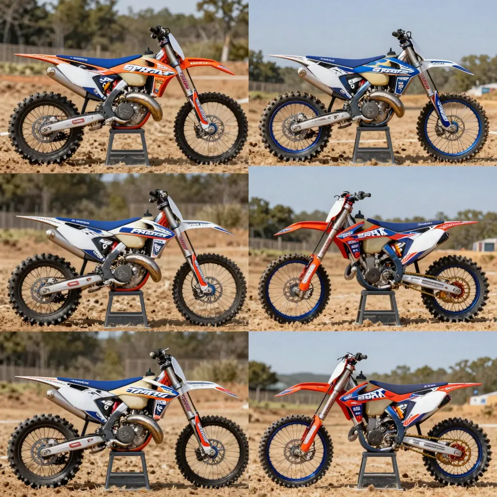 Dirt Bike Graphic Kits Collage